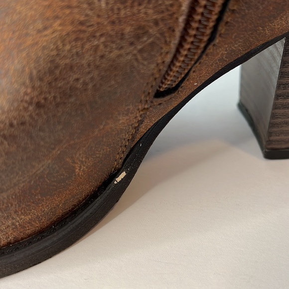 Rampage Brown Ankle Booties Size 8 - Picture 4 of 9